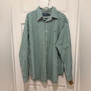 Ralph Lauren Green Plaid  Men's Button Down Shirt